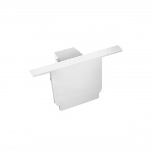 SPS RECESSED END CAP WHITE, WOJ+06500