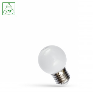 LED BALL 1W E-27, WOJ+11794_1W