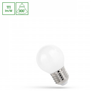 KULKA LED 5,5W E27 COG MILKY Ciepła, WOJ+14398_5.5W